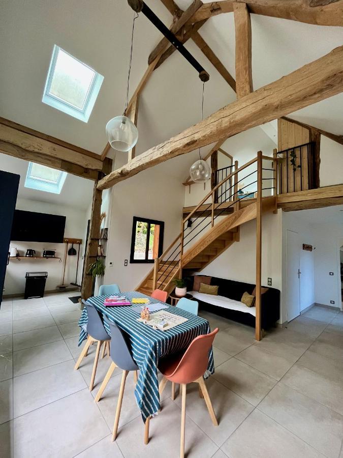 Bed and Breakfast Les Bobos A La Ferme La Madelaine-sous-Montreuil Exterior foto