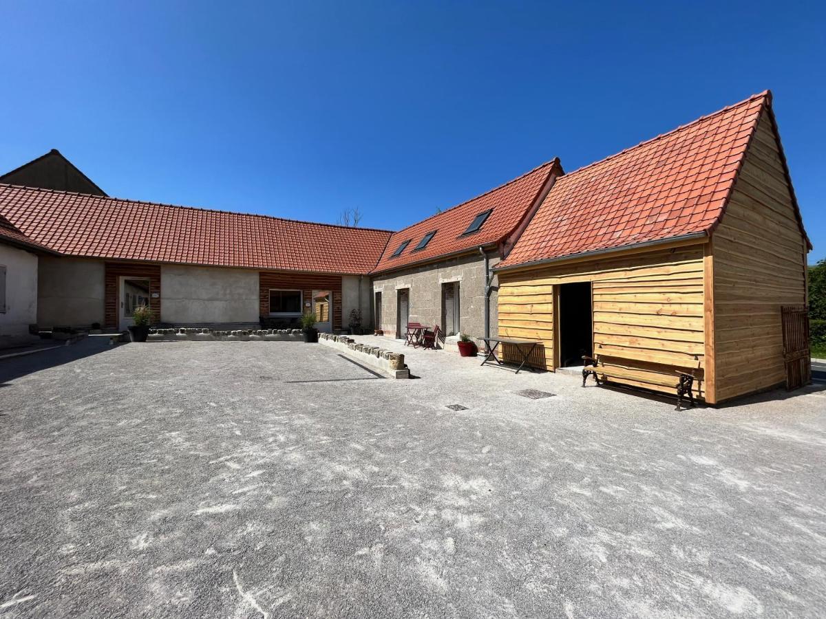 Bed and Breakfast Les Bobos A La Ferme La Madelaine-sous-Montreuil Exterior foto