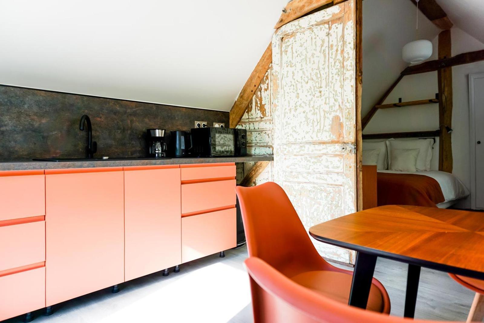 Bed and Breakfast Les Bobos A La Ferme La Madelaine-sous-Montreuil Exterior foto
